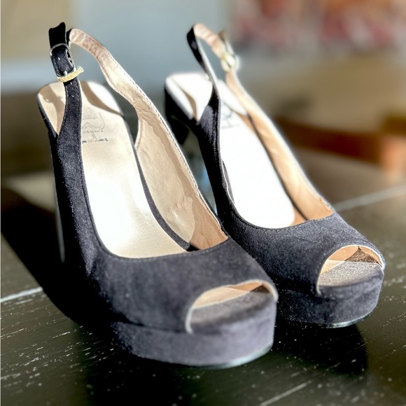 Platform Mirror “Disco” Heels, size 6 - Picture 6 of 7